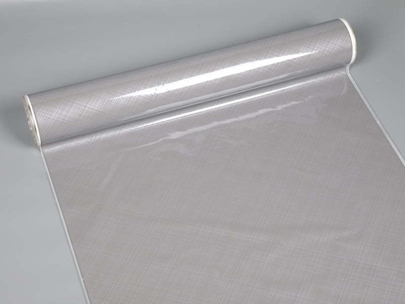 Heat transfer film for PVC skirting line
