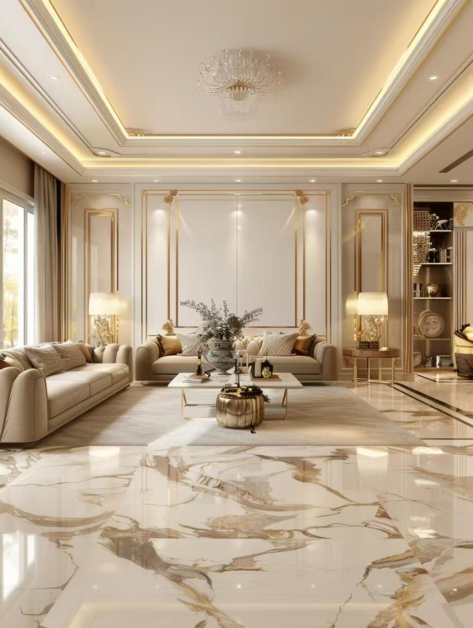 Gilt marble decorative plate type heat transfer film