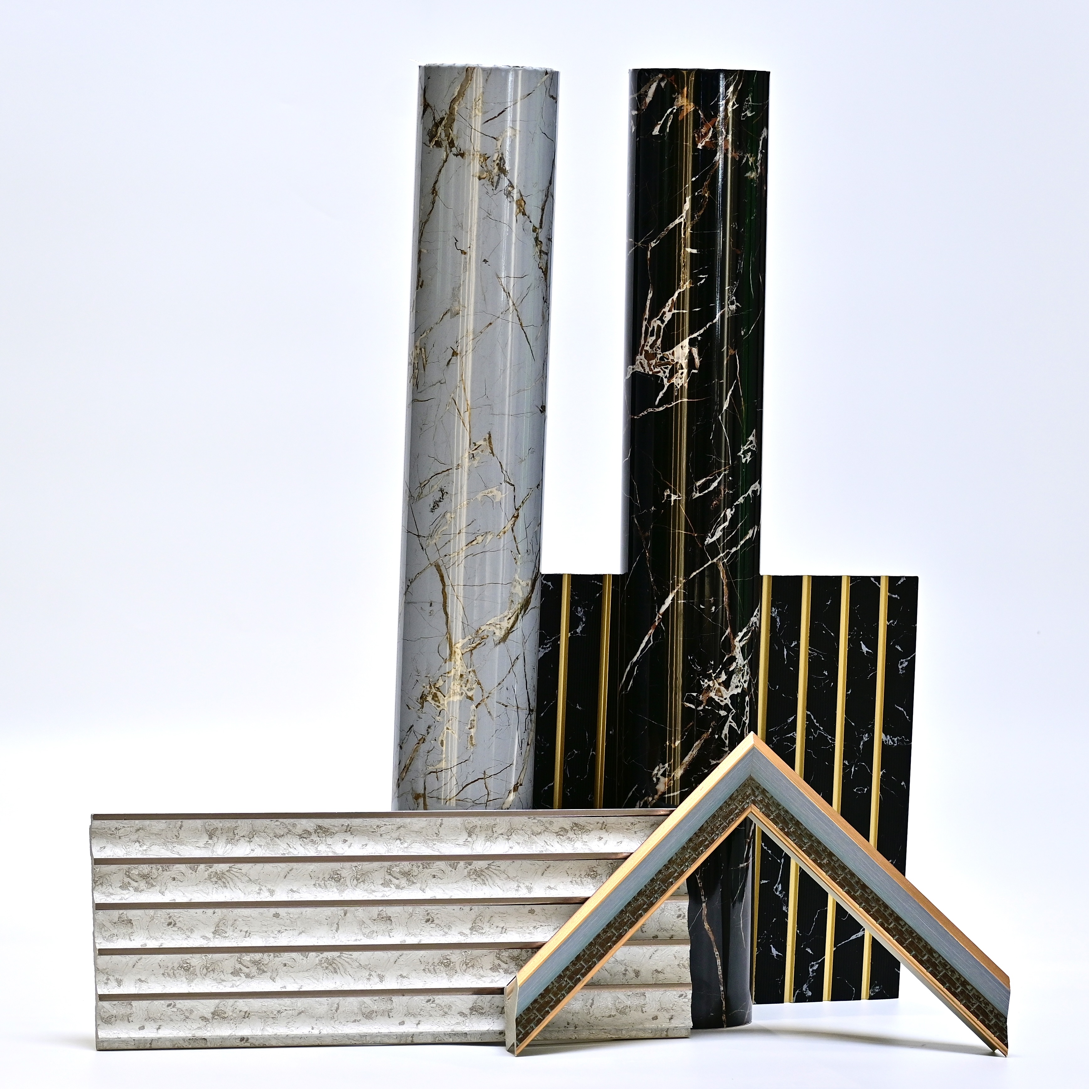 Ink and stone pattern heat transfer film