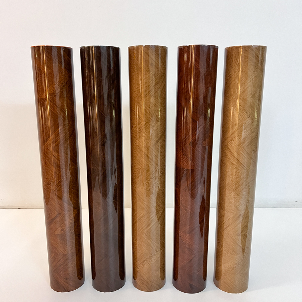 Decorative wood color heat transfer film