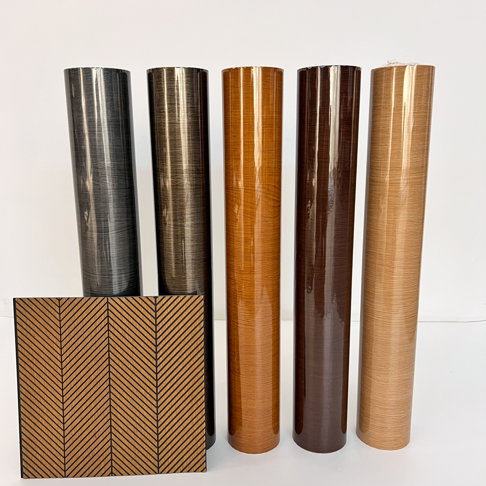 Straight-grain oak heat transfer film