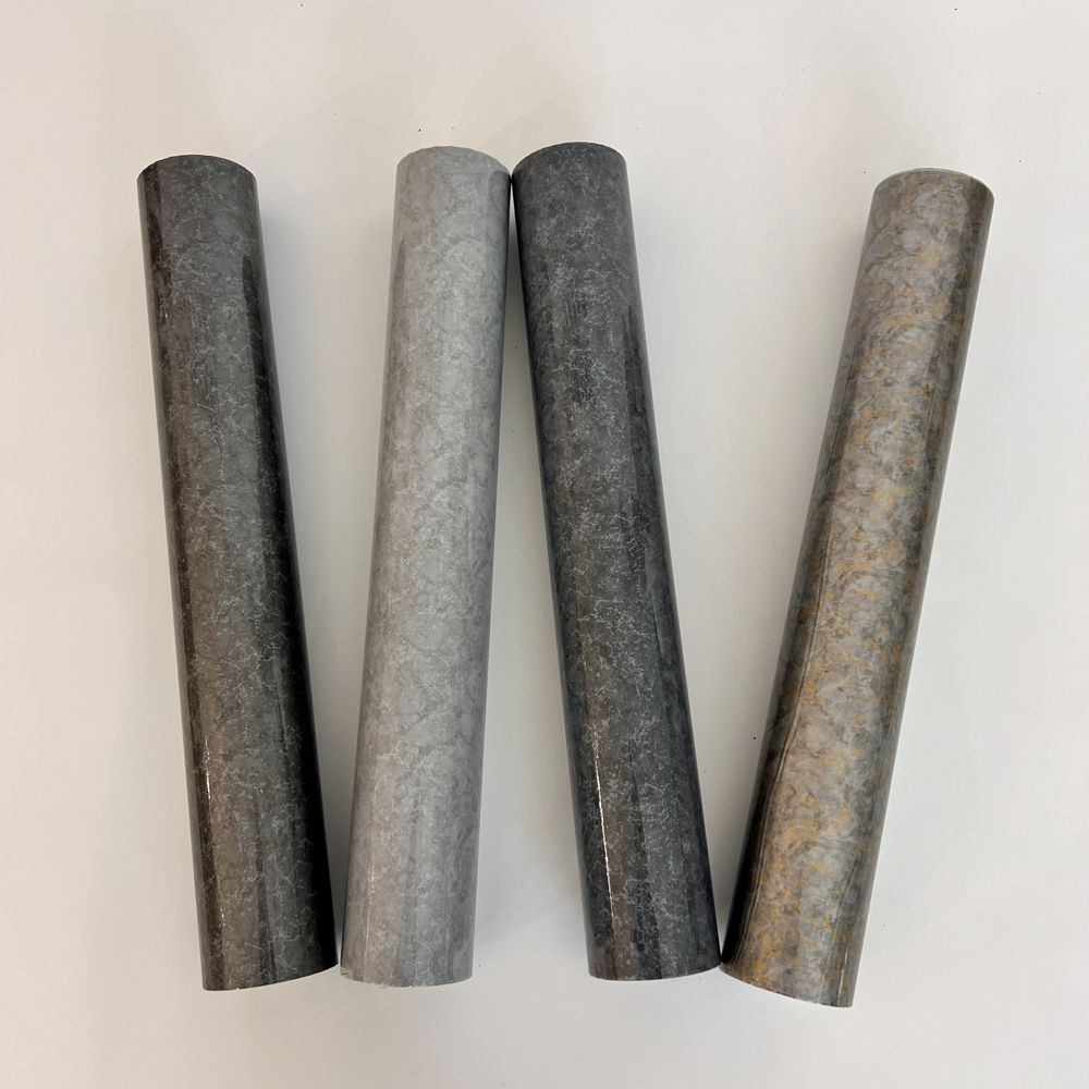 Industrial rust-gold textured heat transfer film
