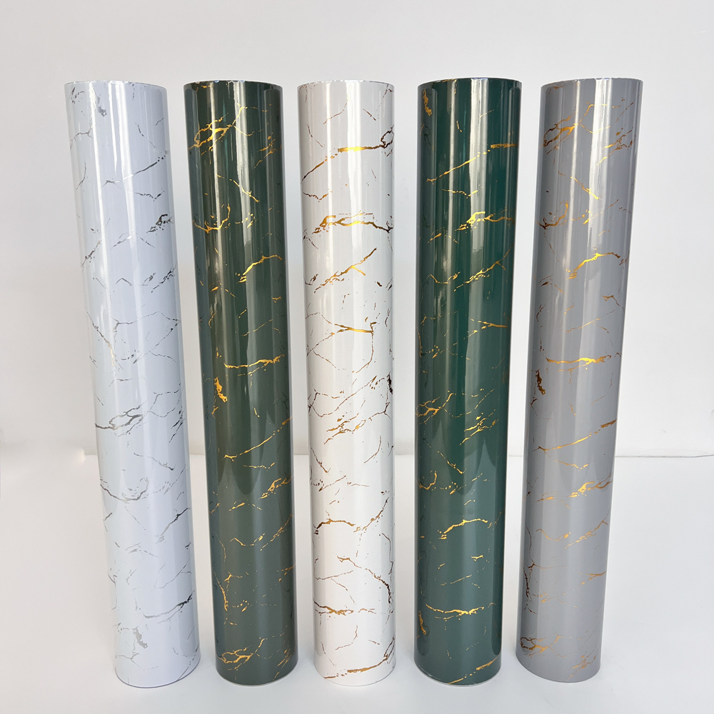 Heat transfer film for cracked golden-threaded tortoises