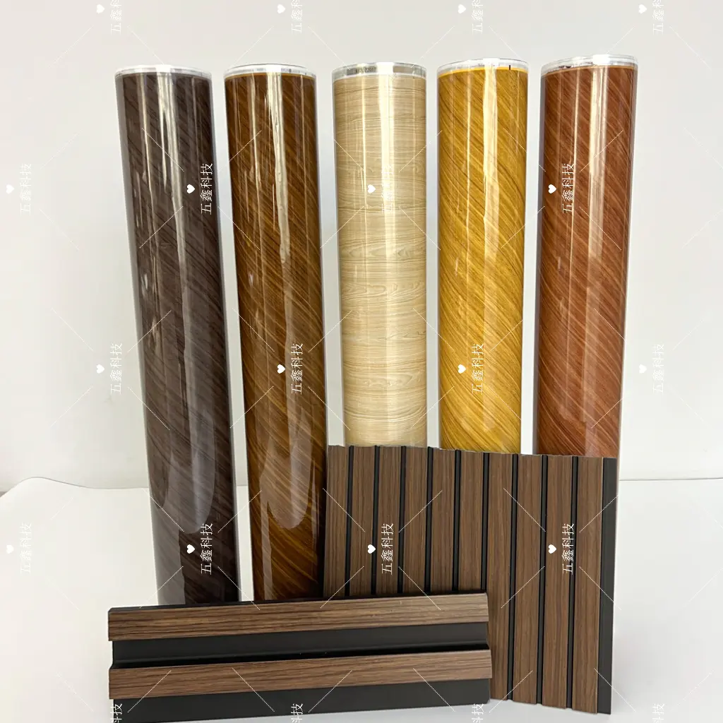 Skin-like birch wood grain heat transfer film